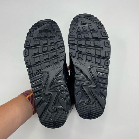Nike Kids' Air Max 90 Shoes Black Size 2Y - Picture 3 of 3